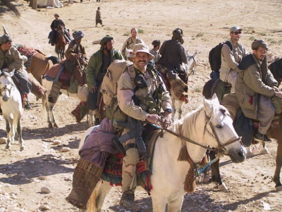Horse Soldier Sgt Bart Decker Afghanistan.  Image from sgtmacsbar.com.