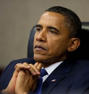 A pensive President Obama. Photo from The Blaze.