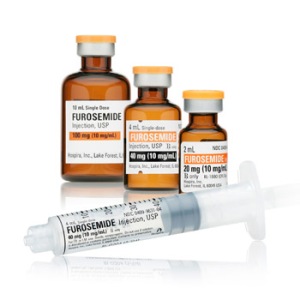 Furosemide, Lasix, Salix bottles. Google image.