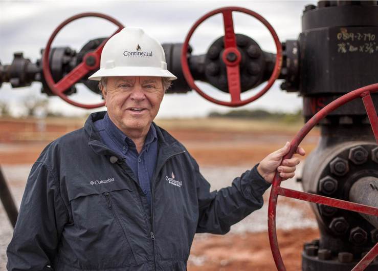 Fracking King, Harold Hamm, founder and CEO of Continental Resources, owns the rights to more oil in American ground than anyone. Image: Jim Seida / NBC News.